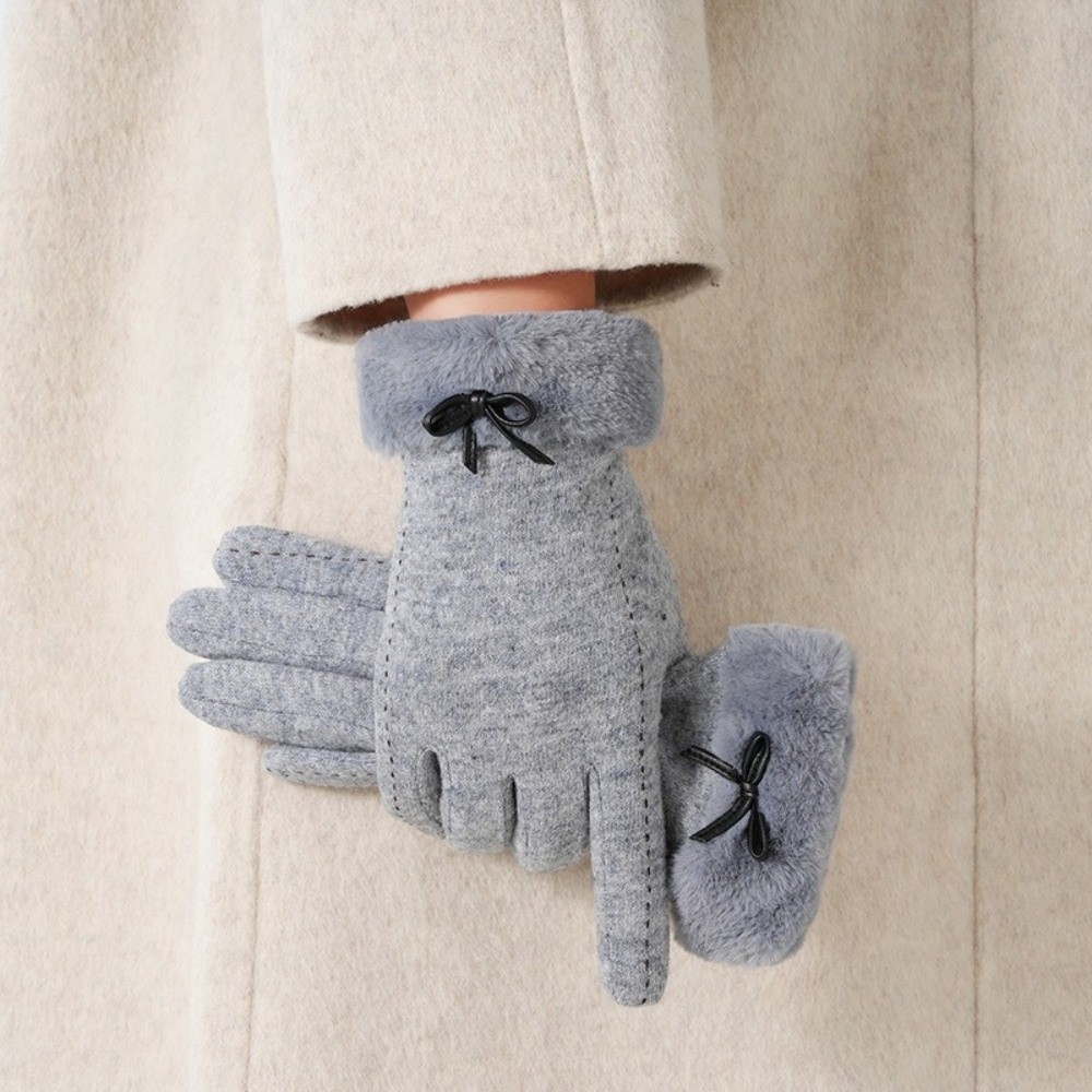 Wool Glove Lined - Imitatie wollen fleece gevoerde handschoenen, dik