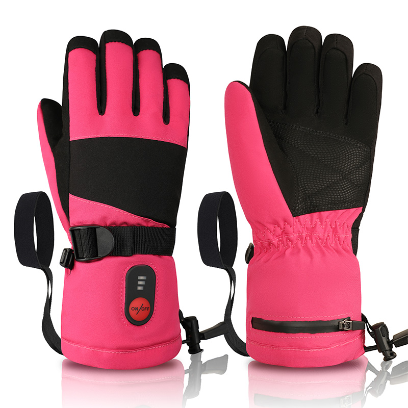 Ski Glove Waterproof - 2026 Verwarmde Handschoenen Kinderen Waterdichte Verwarmde
