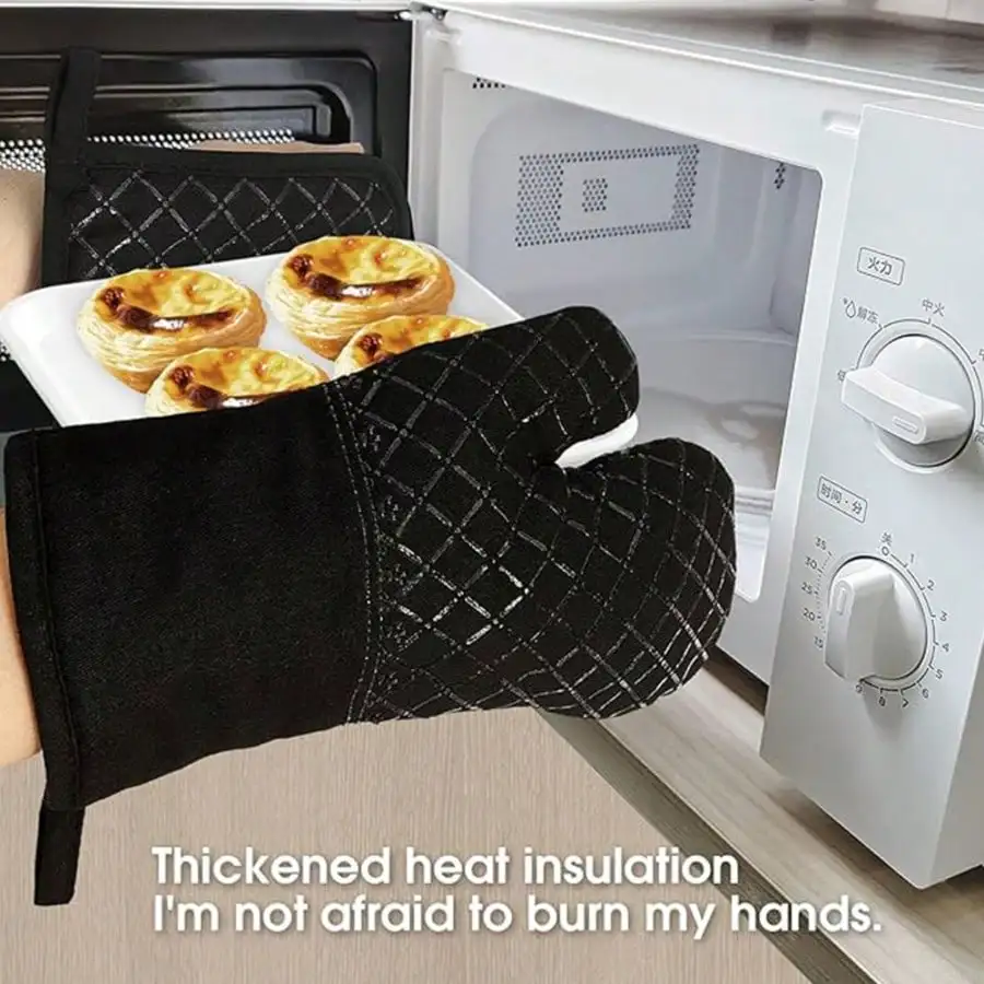4 stuks siliconen keukenhandsc - Heat Resistant Glove recensie en prijs